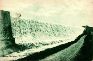 Reservoir Dam Boonton NJ New Jersey UNP Unused DB Postcard C13