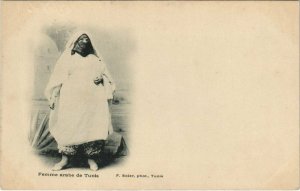 CPA AK TUNISIE Femme Arabe de TUNIS (124876)