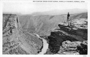 Vernal Utah Manilla Highway Red Canyon Green River Vintage Postcard AA61864