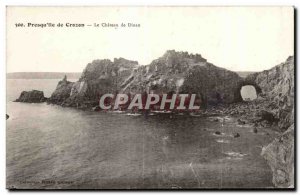 Old Postcard Presquile de Crozon The Chateau de Dinan