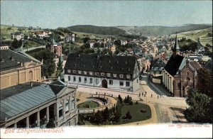 Antique Postcard Bad Langenschwalbach GERMANY Bird's Eye View