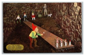 Vintage 1940's Postcard Rip Van Winkle Fairyland Caverns Lookout Mountain