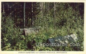 Indian Cemetery - Grand Portage, Minnesota MN  