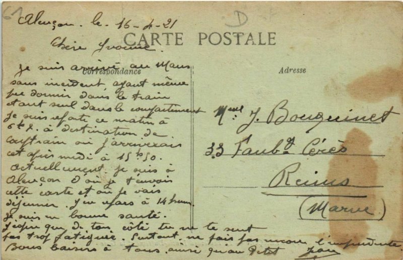 CPA Alencon Le Boulevard Lenoir-Dufresnes FRANCE (1053690)