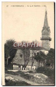 Old Postcard Fuenterrabia its Na of Guadelupe