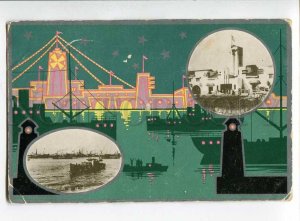 3037349 FORMOSA TAIWAN Pier & docks view Vintage PC