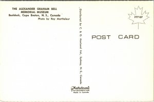 Alexander Graham Bell Memorial Museum Baddeck Cape Breton NS Canada Postcard VTG 