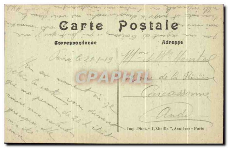 Old Postcard The Paris Chamber of Deputies