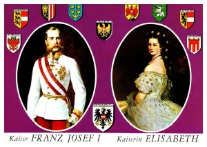 Postcard Austria - Emperor and Empress Franze Josef I and Elisabeth