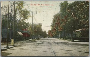 NEW CASTLE IN SO. MAIN STREET ANTIQUE POSTCARD