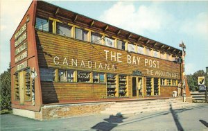 North Bay Ontario Canada 1960s Postcard The Bay Post Woolen Loft Handicrafts