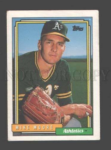 088901 Baseball Topps CARD 1992 Mike Moore Athletics #359
