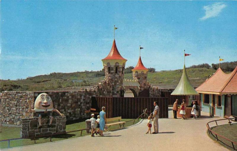 Edmonton Alberta Canada Storyland Valley Humpty Dumpty Vintage Postcard J77257