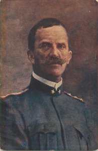 Royalty Italy King Vittorio Emanuelle III military uniform portrait old postcard