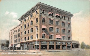 F89/ Cheyenne Wyoming Postcard c1910 First National Bank Building