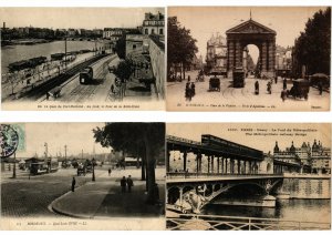 TRAMS TRANSPORTATION Mostly FRANCE 96 Vintage Postcards Mostly Pre-1980 (L4139)