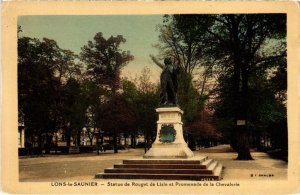CPA Lons le Saunier Statue Rouget de Lisle (1265251)