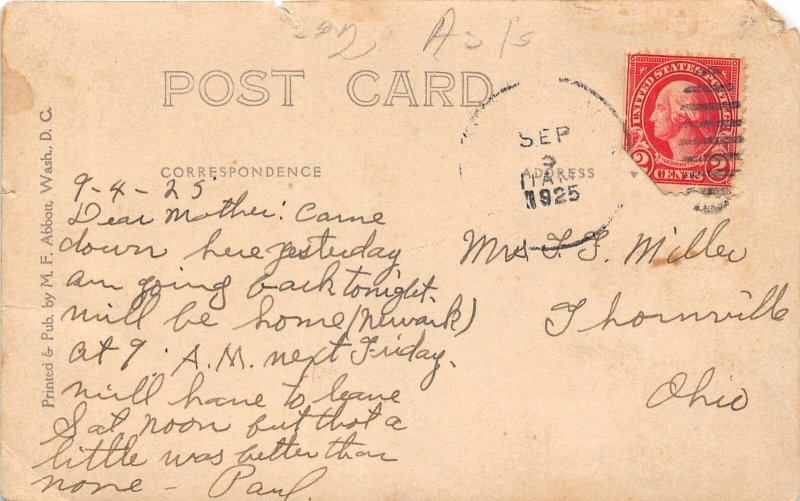 H78/ Washington D.C. RPPC Postcard c1925 Lincoln Memorial Building 162