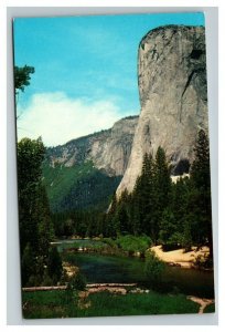 Vintage 1960's Postcard El Capitan Yosemite National Park California