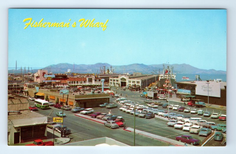 Fisherman's Wharf San Francisco California CA Old Cars