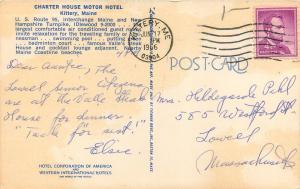 Charter House Motor Hotel Kittery Maine MN Postcard