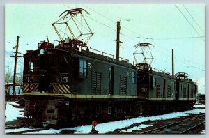 Vintage Railroad Train Locomotive Postcard - Butte, Anaconda & Pacific Railway