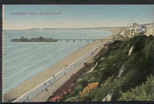 Dorset Postcard - Undercliff Drive, Bournemouth   A8609