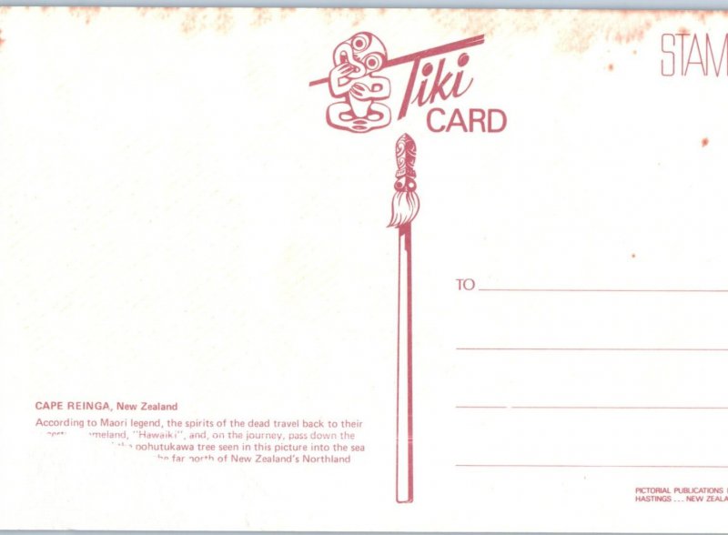 Cape Reinga New Zealand Postcard