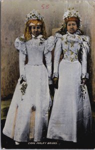 Malaysia Cape Malay Brides Vintage Postcard C046