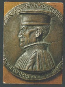 1966 PPC Bronze Medal Bartolommeo Pendaglia Fra Ferrara Posted See Info