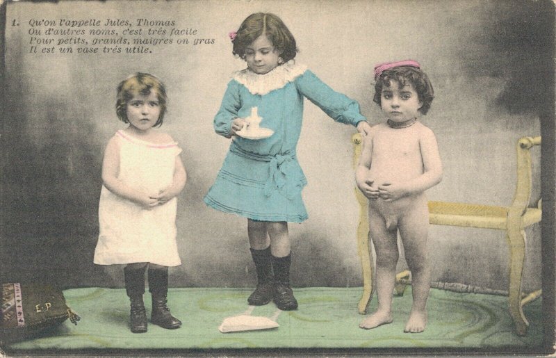 Ou On l'appelle Jules Thomas Kids Vintage Postcard 06.51