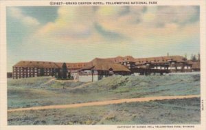 Grand Canyon Hotel Yellowstone National Park Curteich