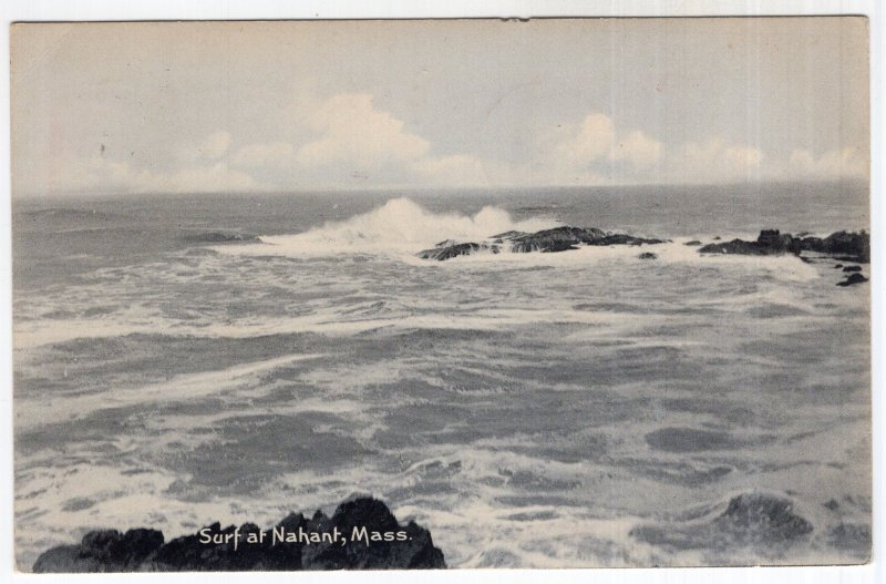 Surf at Nahant, Mass - Rotograph