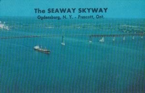 New York Ogdensburg The Seaway Skyway Bridge To Prescott Ontario