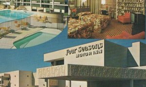 Four Seasons Motor Inn Colorado Springs CO Motel Multi View Int postcard H173 