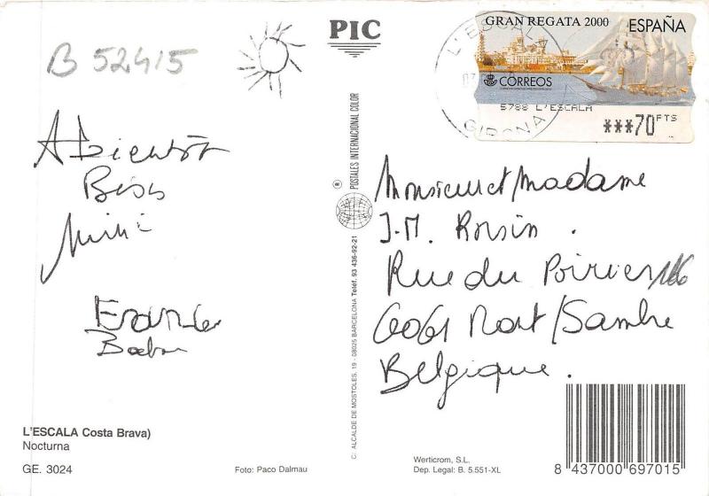 B52415 L`Escala Costa Brava Nocturna  spain