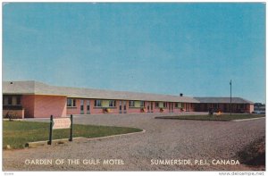 Exterior, Garden of The Gulf Motel,  Summerside,  P.E.I.,  Canada,  40-60s