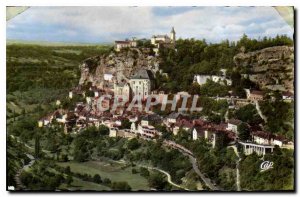 Old Postcard General view Rocamadour