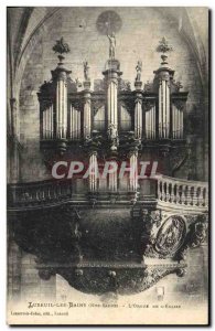 Old Postcard Organ Luxeuil les Bains L & # & # 39orgue of 39eglise