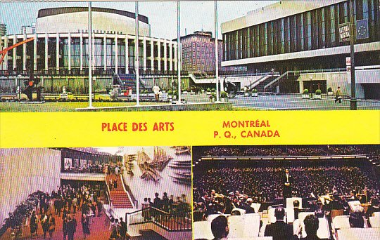 Canada Quebec Montreal Place Des Arts Multi View