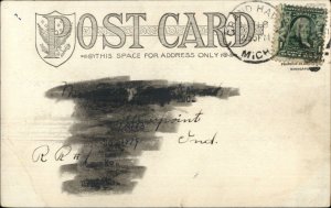 Grand Haven MI Goodrich Steamer Boat c1905 Postcard