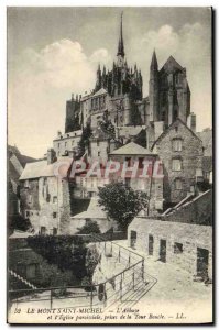 Old Postcard Mont Saint L & # & # 39Abbaye And 39Eglise Parish taken the Loop...