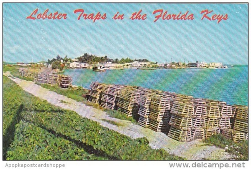 Florida Conch Key Lobster Traps Are A Familiar Sight In Conch Key