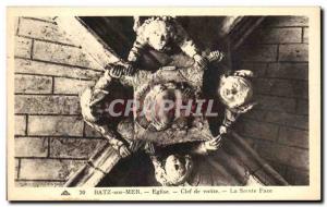 Old Postcard Batz Sur Mer Eglise Voute De Clef The Holy Face