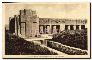 Old Postcard The Bayonet Trench external view