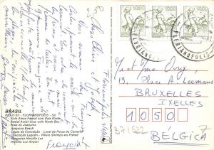 B71522 Brasil Aeroporto Hercilio Luz airport plan airplane Belgium