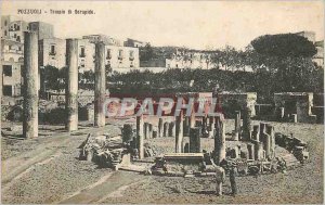 Old Postcard Pozzuoli Temple of Serapis