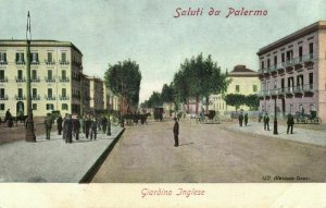 italy, PALERMO, Sicily, Giardino Inglese (1910s) Postcard