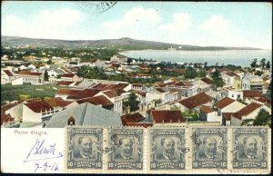 brazil, PORTO ALEGRE, Partial View (1900s) Postcard