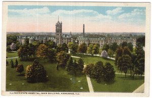 Kankakee, ILL, Illinois State Hospital, Main Building